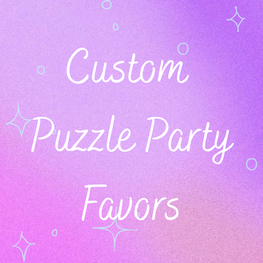 Custom Puzzle Party Favors