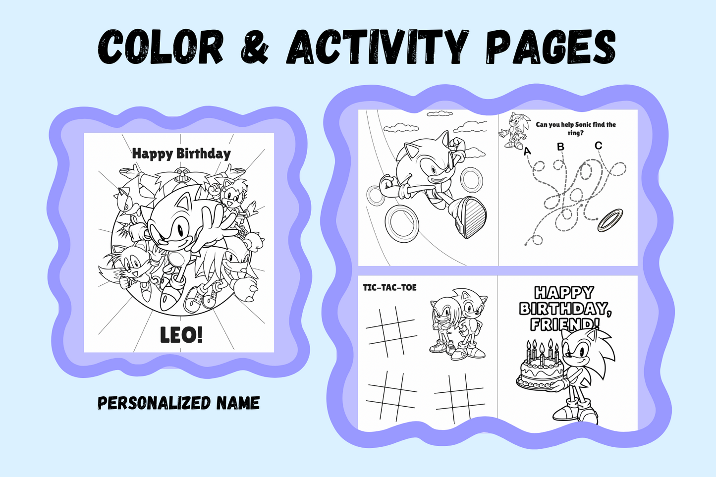 Custom Activity Sheets