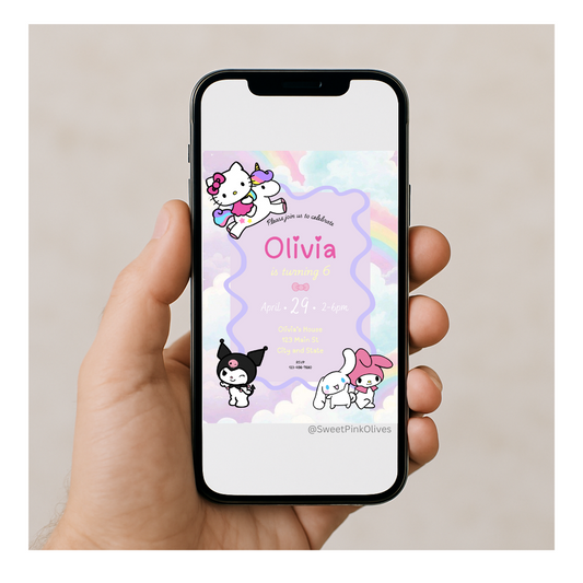 Kitty Invitation Template